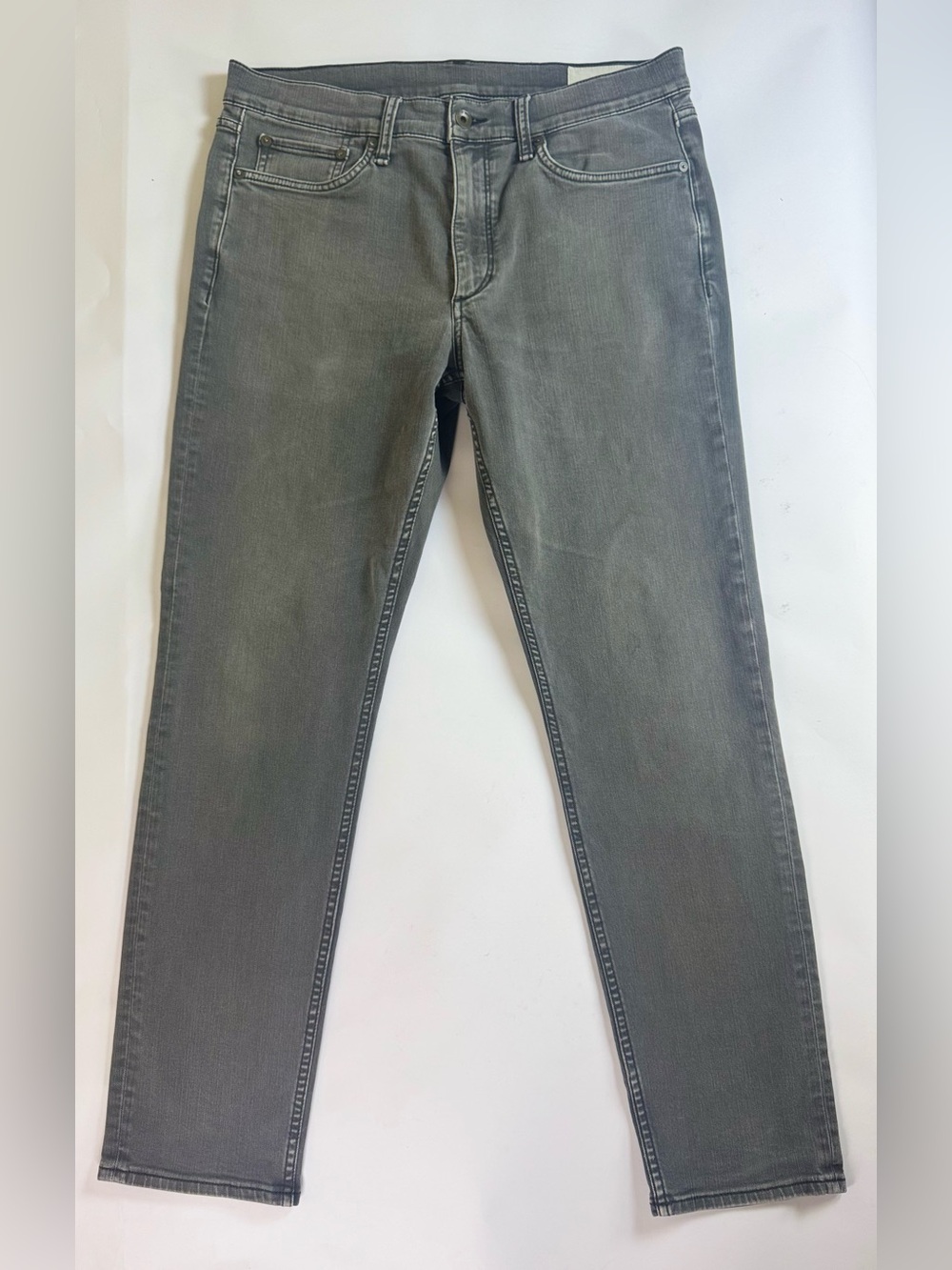 rag & bone Men's Fit 2 Slim Straight Jeans in Washed Gray